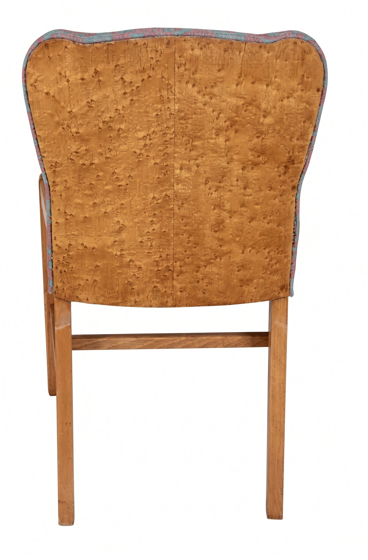 Postmodern Bird’s-Eye Maple Dining Chairs – High Back Vintage