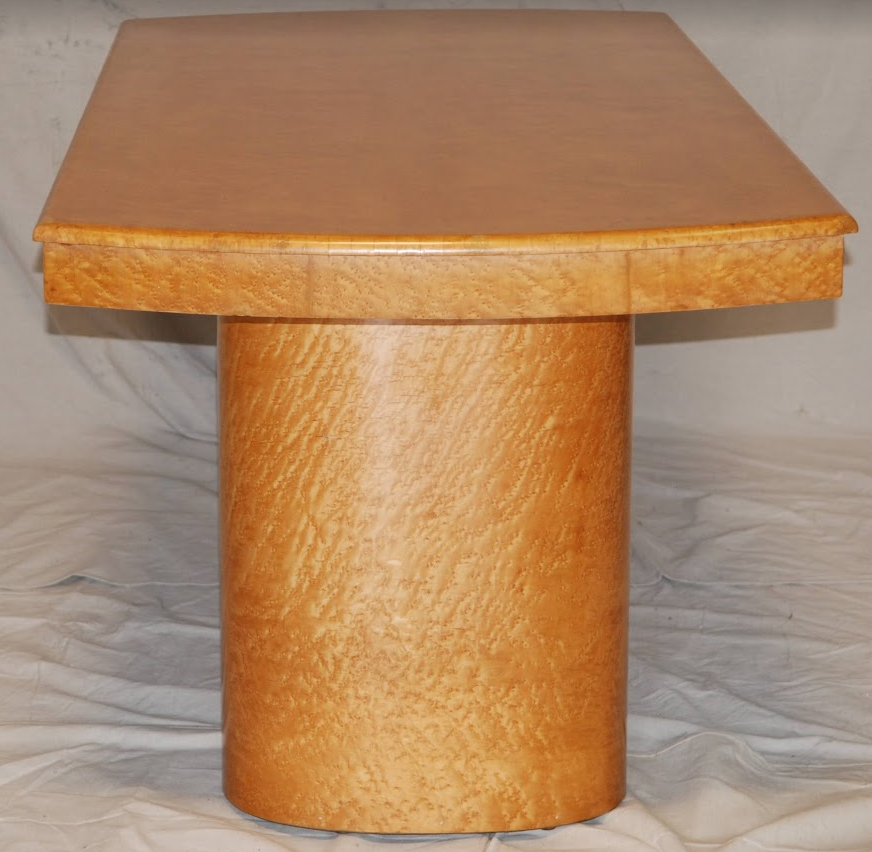 ANTIQUE BIRD EYE MAPLE DINING TABLE