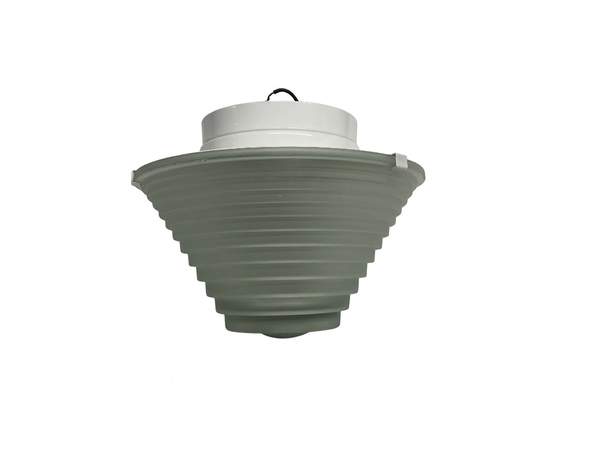 Vintage 1970s Artemide "Egina 28" Flush Mount Ceiling Lamp by Angelo Mangiarotti