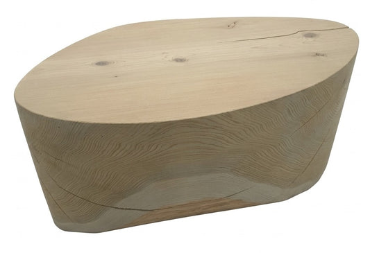 Brent Comber Original: Solid Cedar Sea Glass Architectural Cocktail Table