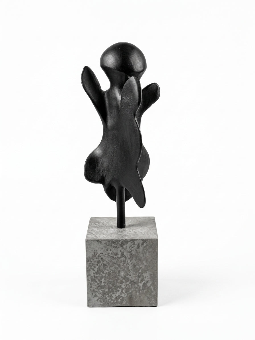 Metal Recreation of a Giraffe Bone