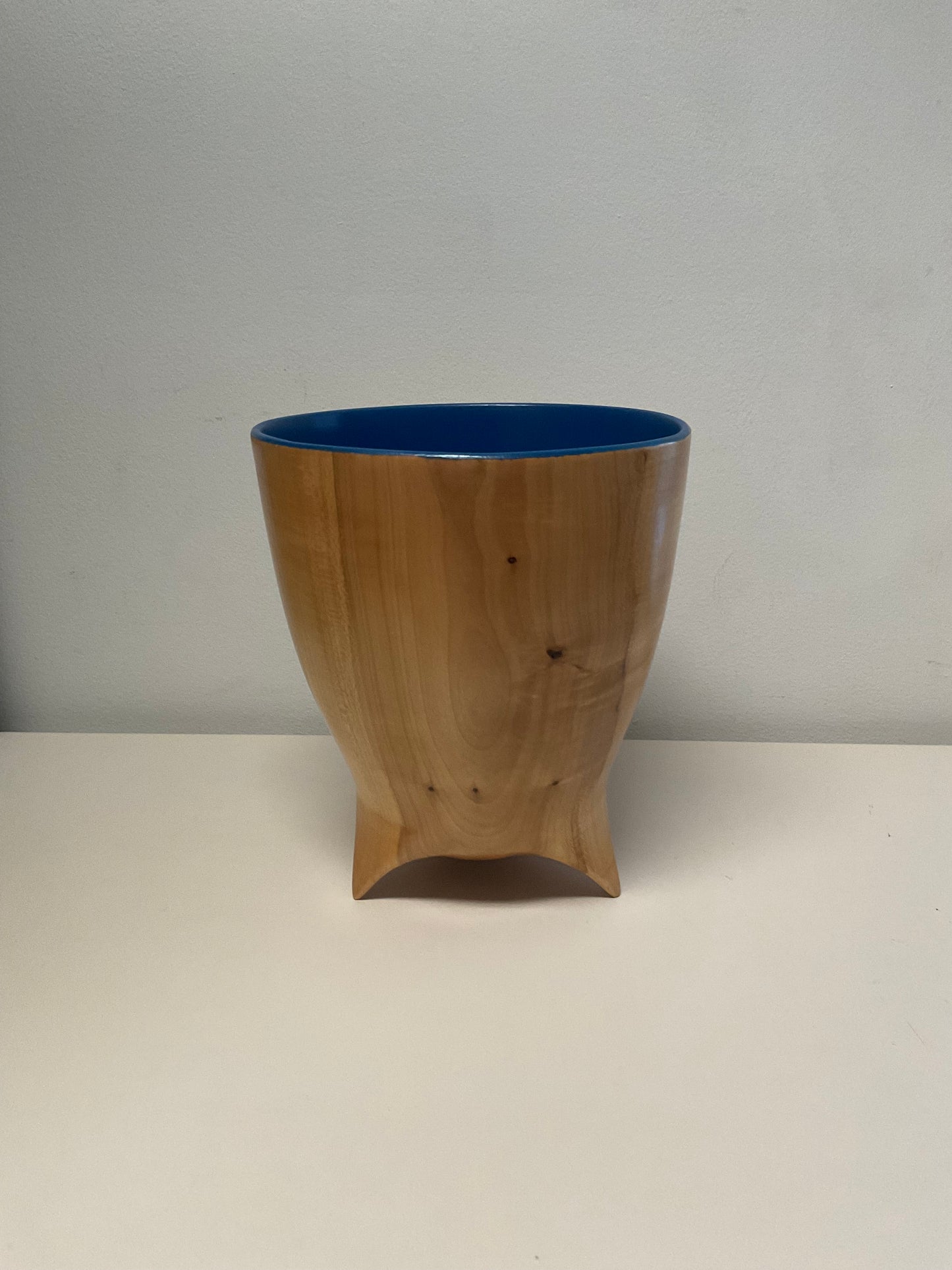 Hi footed vase by Robert Egee