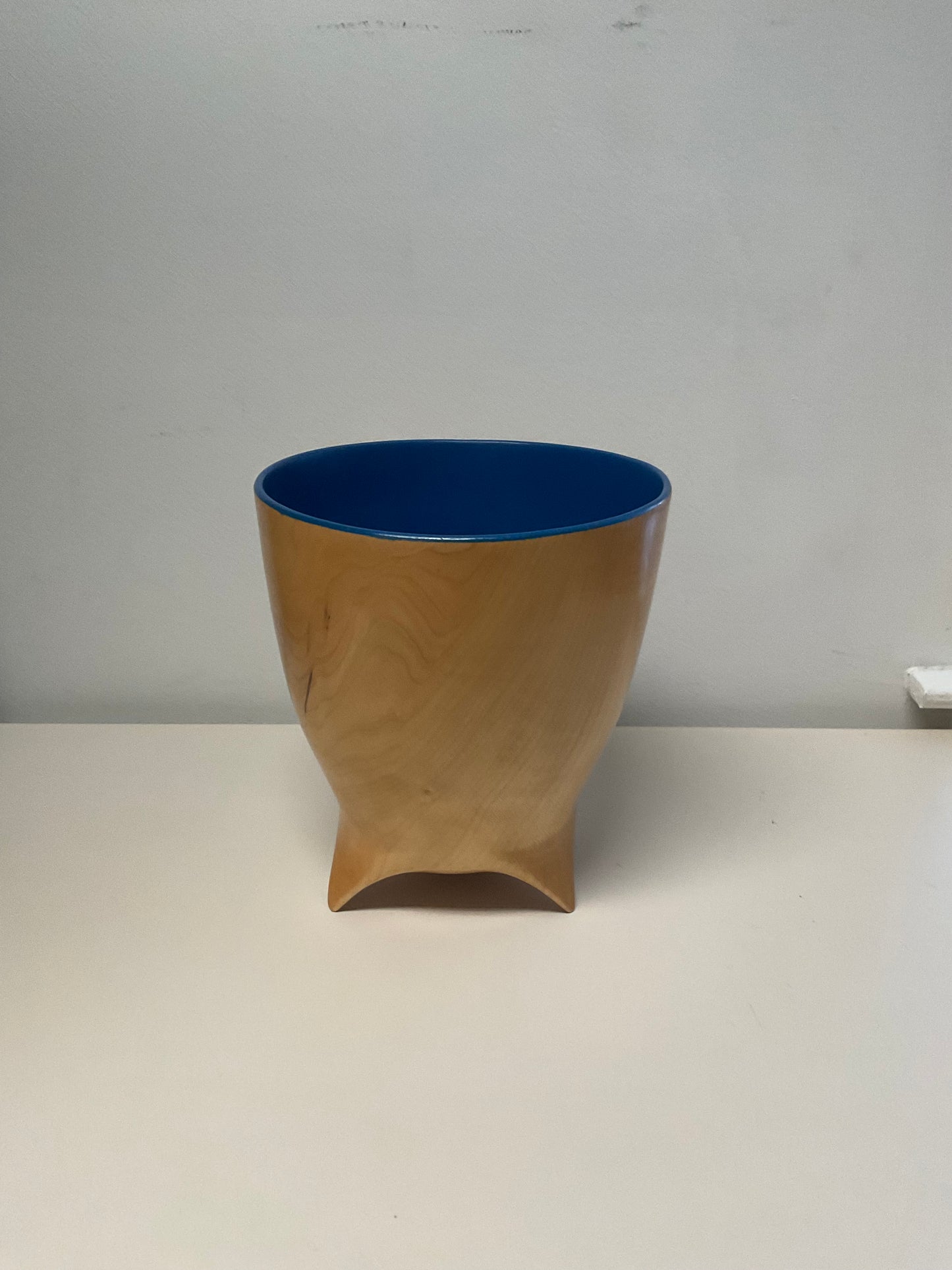 Hi footed vase by Robert Egee