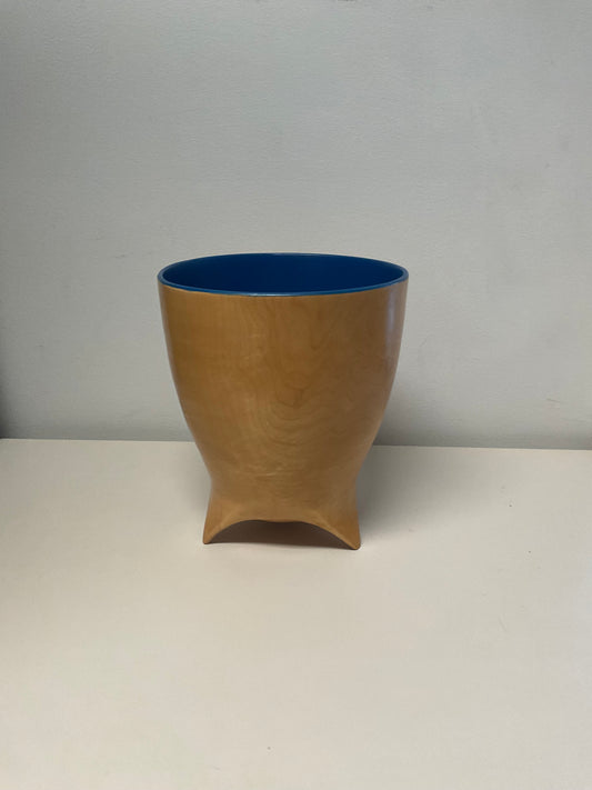 Hi footed vase by Robert Egee