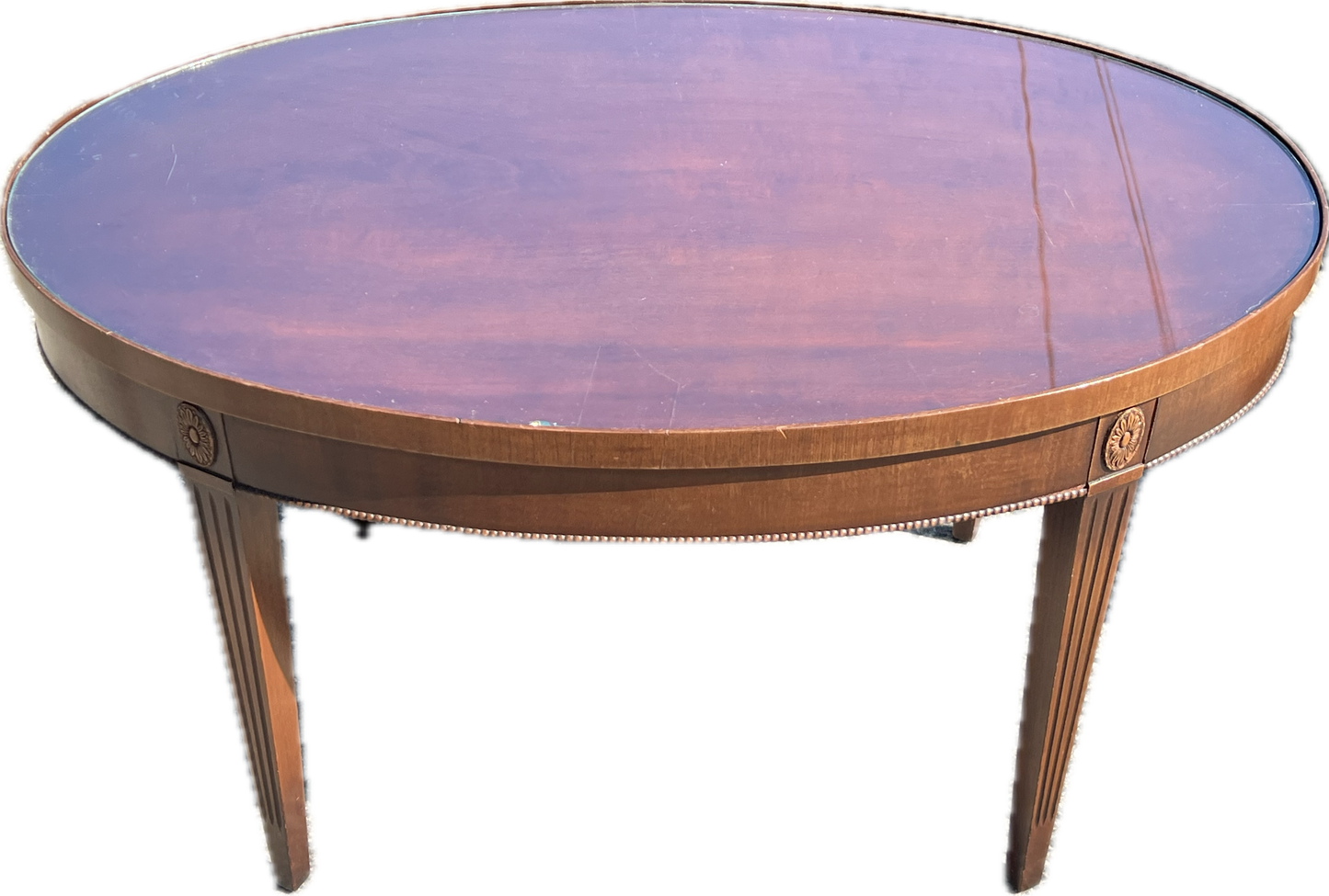 Small Cocktail Table With Glass Top
