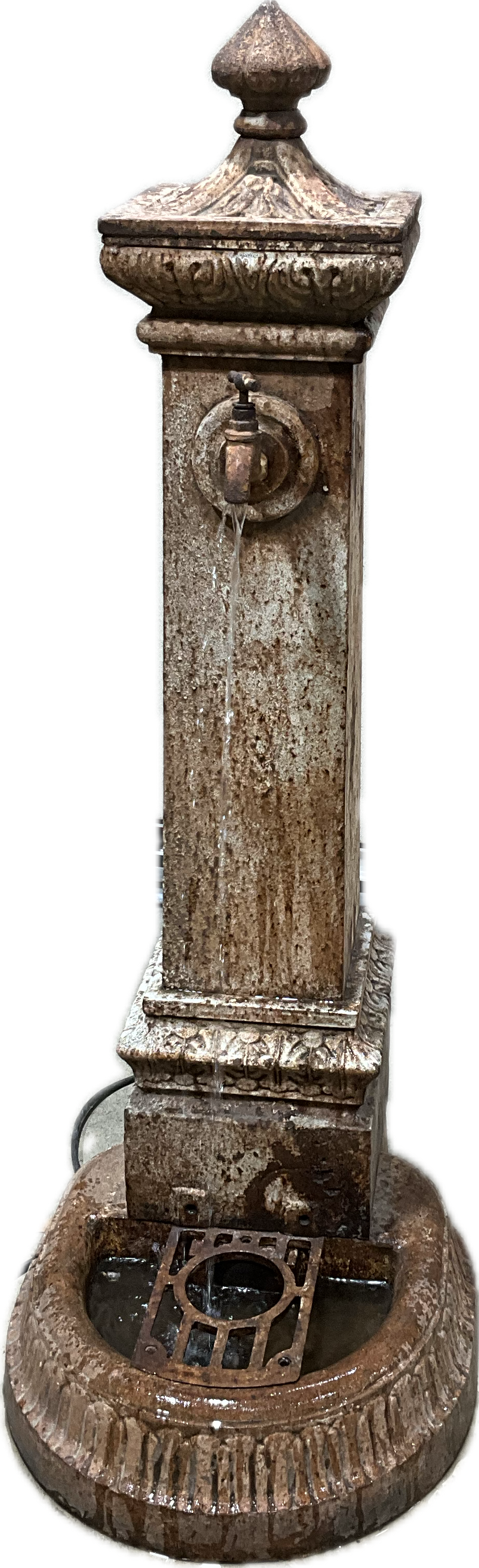 1920s Spanish Cast Iron Fountain