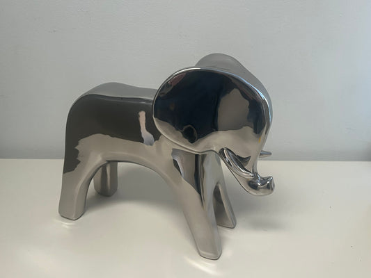 Ceramic Elephant with Mirror Finish
