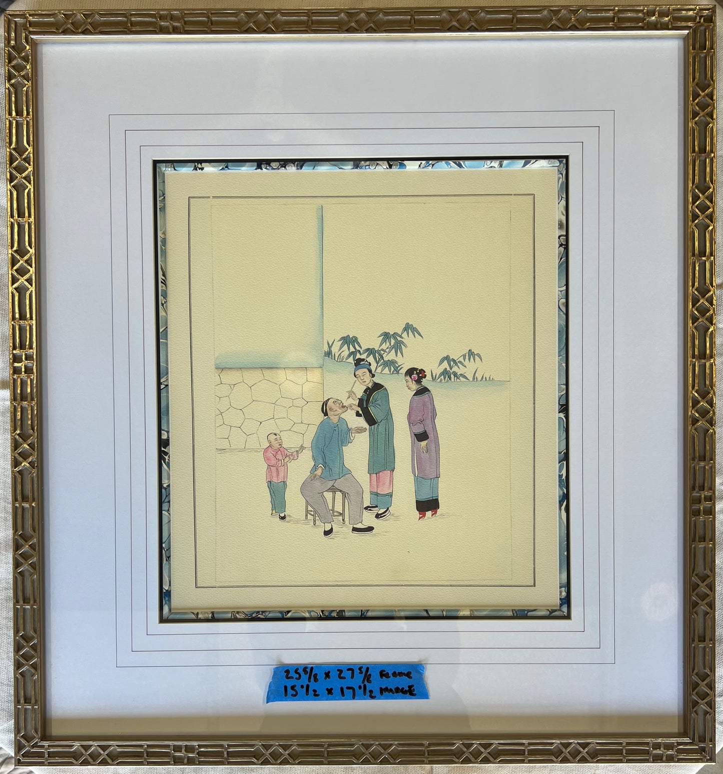 4 Sochier Marin Gallery Chinese watercolor prints