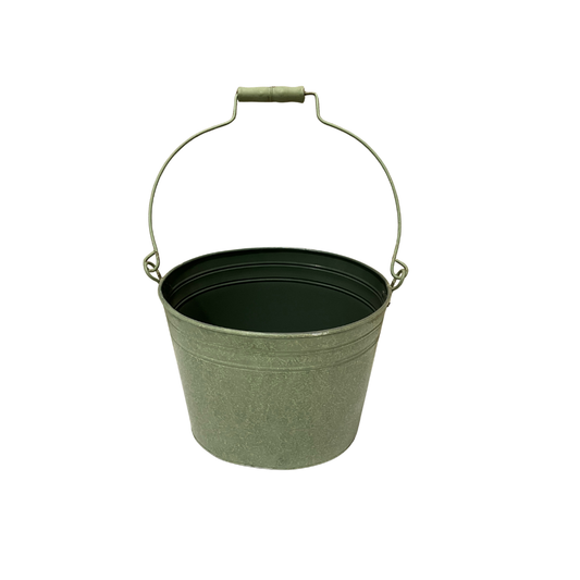 Green Metal Bucket